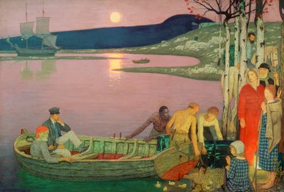 De roep van de zee, 1925 door Frederick Cayley Robinson